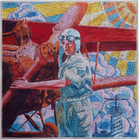 Литография «Самолет». Лимитированная серия.