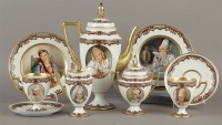 Кофейный сервиз "Русские красавицы"