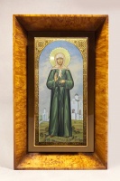 Икона на фарфоре. Святая Матрона Московская