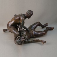 Скульптура «Борцы» П.Лизунова