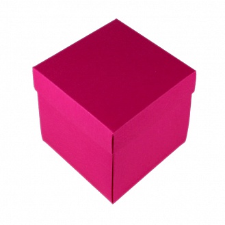 Подарочная коробка из дизайнерской бумаги "Cosmo pink"