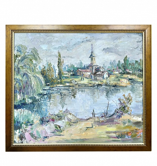Картина "Монастырь" 2005 г. (худ. С. Сметанкин)