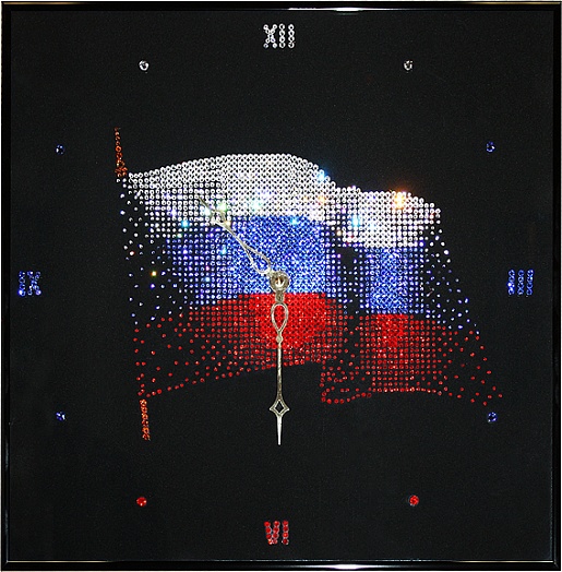 Часы «Флаг РФ» Swarovski